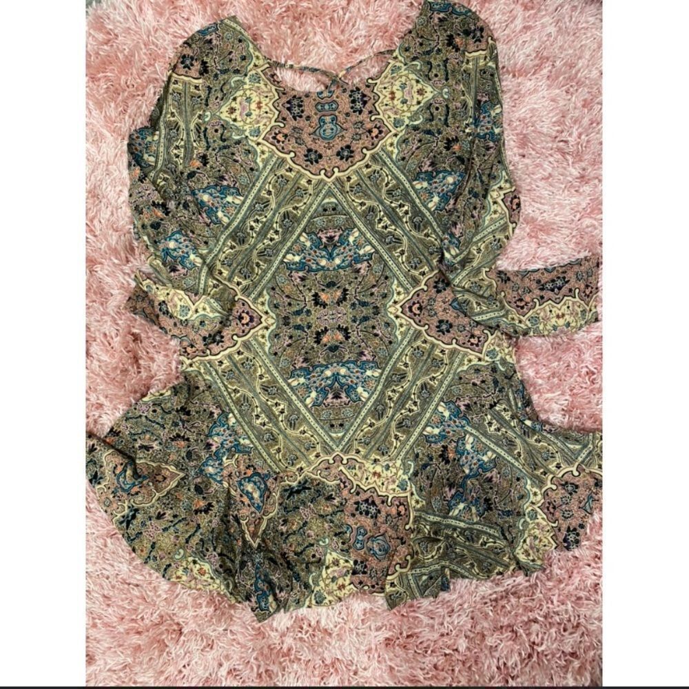 Cute short print dress